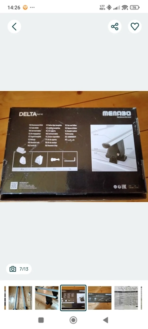 Bare transversale Menabo Delta Silver - imagine 4