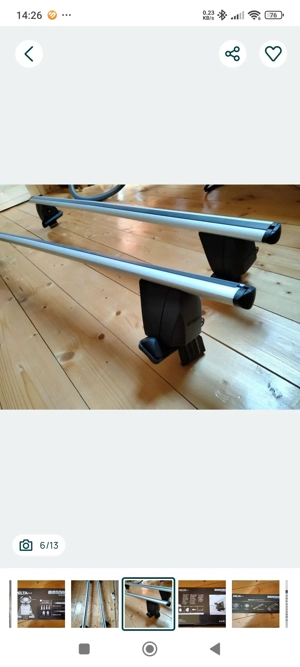 Bare transversale Menabo Delta Silver - imagine 3