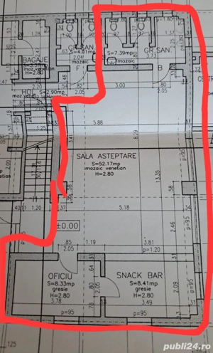 Spațiu birou, servicii, productie, 75mp, 2 luni gratuit mutare-amenajare - imagine 4