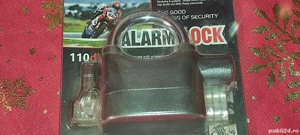sigilate  3 lacate cu alarma - din aliaj aluminiu  cu 3 chei fiecare la