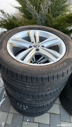 Roti iarna VW Tiguan R-line jante 18 5x112 anvelope 235 55 18 Senring 4x4  - imagine 4