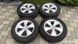 Roti Skoda Kodiaq jante 17 5x112  anvelope 215 65  17  Audi Q3 VW Tiguan - imagine 3