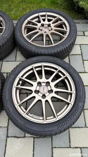 Roti complete Audi A3 jante 17 5x112 anvelope ALLSeason 205 50 17 Passat B6 B7 CC Golf 6 Touran - imagine 5