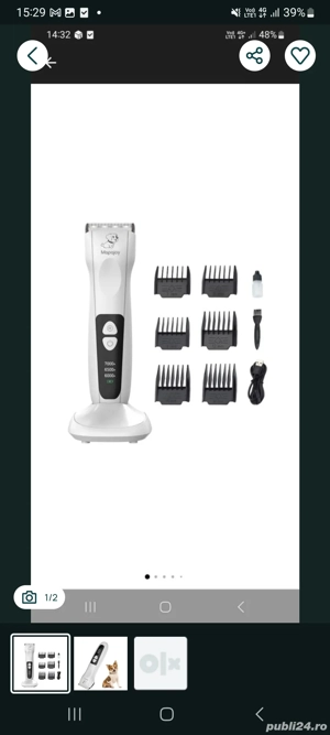 Vand masina de tuns pentru catei si pisicii - imagine 2