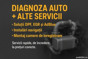 Diagnoza Auto + Alte servicii - Solutii DPF, EGR, ADBlue + Navigatii