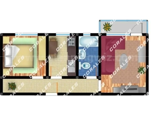 Decomandat! Etaj 2. Complex Studentesc - HOTEL Roma. Ocupabil imediat! Baie cu geam.