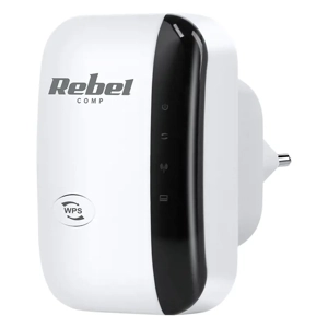Router wireless REBEL RANGE EXTENDER REPEATER 300MBPS, 2 antene, 82x53x85mm, 100m
