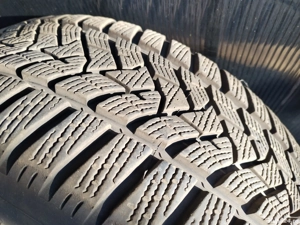 Patru jante originale Renault 16 inch ET47 J7x16H2 + Anvelope iarna Dunlop Winter Sport 5 (205x55)  - imagine 6