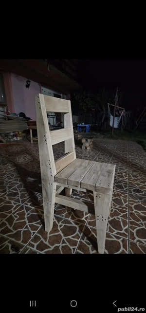 Scaune terasa din lemn 