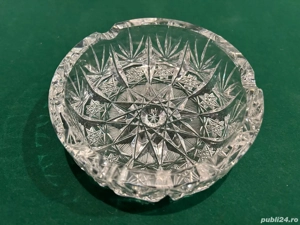 Scrumieră de Colecție din Cristal de Plumb (Bleikristall)   Diametru 12.5 cm