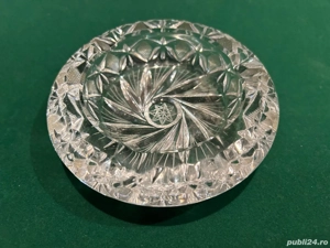 Scrumieră Masivă de Colecție   Cristal de Plumb (Bleikristall)   Diametru 13 cm - imagine 2