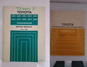 Lot 9 manuale reparații auto TOYOTA în limba engleză - imagine 3