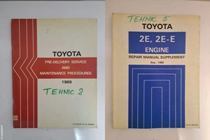 Lot 9 manuale reparații auto TOYOTA în limba engleză - imagine 2