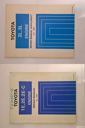Lot 9 manuale reparații auto TOYOTA în limba engleză - imagine 4