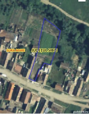 Teren intravilan de vânzare   Șura Mare, jud. Sibiu   1.150 m  - imagine 3