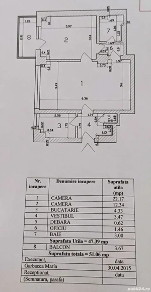 Apartament 2 Camere centru - imagine 8