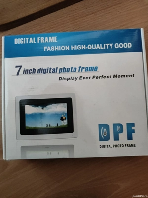 Ramă foto digitală 7 inch Teletech, nouă