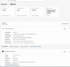 PC Gaming & Editare   i5-8600K | 32GB Ram |  Gtx 1650 Ssd + 1TB Hdd