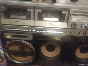 Radio-Casetofon Sharp gf-909 Woofers 16 cm la 230v Stereo Cass Recorder - imagine 3