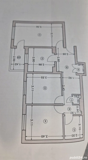 apartament 3 camere - imagine 5