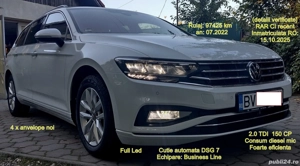 Volkswagen Passat 2.0 TDI DSG 7 Business 150 CP RAR recent carlig anvelope noi revizie ulei   filtre