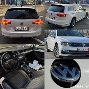 Vw Passat R-line 2017 EURO 6 Matrix Virtual Cockpit Panoramic - imagine 8