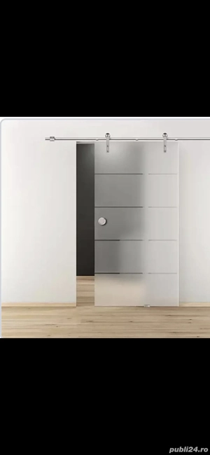 vând ușă de sticlă securizată 