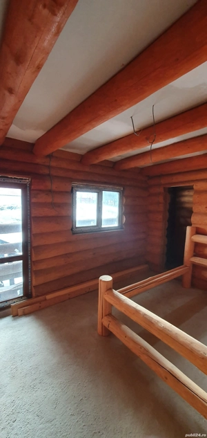 Ocazie! Vand cabana de bustean masiv in sat Pestera, com Moieciu, Brasov - imagine 8