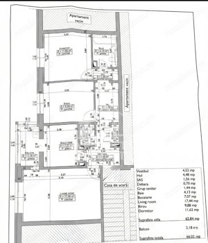 Apartament 3 camere,2 bai, decomandat, renovat, zona Girocului - imagine 11