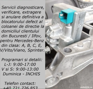 Programare chei noi Mercedes cheie Smart ForTwo ForFour Roadster anulare blocator volan la domiciliu - imagine 5