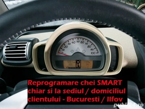 Programare chei noi Mercedes cheie Smart ForTwo ForFour Roadster anulare blocator volan la domiciliu - imagine 8
