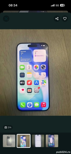 vand iphone 15 pro  - imagine 3