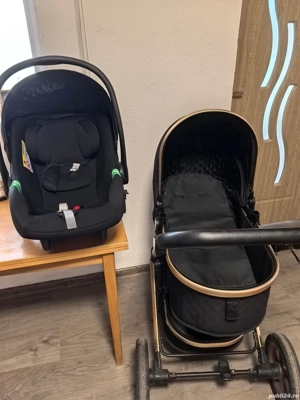 Vând căruț cu landou și scoica 