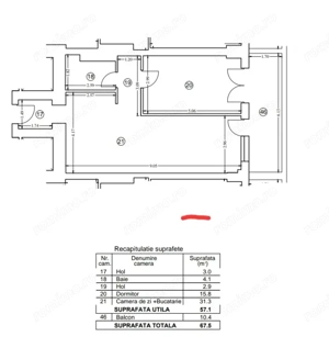 SunLake Residence, 2 camere, 67,5 mp, terasa 10 mp - imagine 15