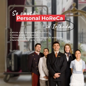 Ospătari | Bucătari | Cameriste | Recepție ÎN IRLANDA   HOTELURI 4 5 STELE 