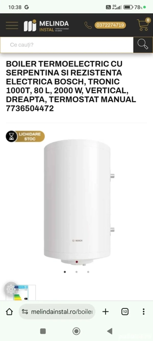 Boilere noi 70. 80...100 L - imagine 2