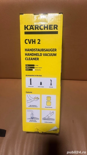 Aspirator de mana KARCHER CVH 2, 0.15l