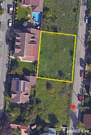 Vand teren 647m2 Strada Fedra