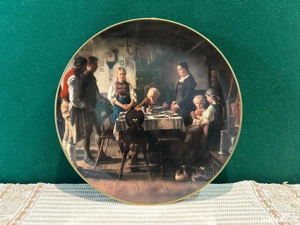 Farfurie Decorativă de Colecție   "Das Dankgebet" (Rugăciunea de Mulțumire)