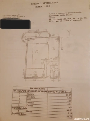 Garsonieră 42 mp Lacul Tei, investiție funcțională, bloc reabilitat - imagine 10