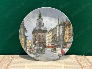 Farfurie de Colecție Wilhelmsburg Austria    Die Rauchfangkehrerkirche    Bradex