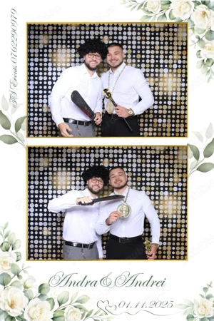 Cabina foto, Fum greu, Gheata carbonica, Artificii, Guestbook