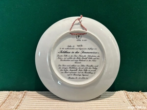 Farfurie de Colecție Lilien Porzellan    Feldhase in der Sommerwiese    Bradex - imagine 2