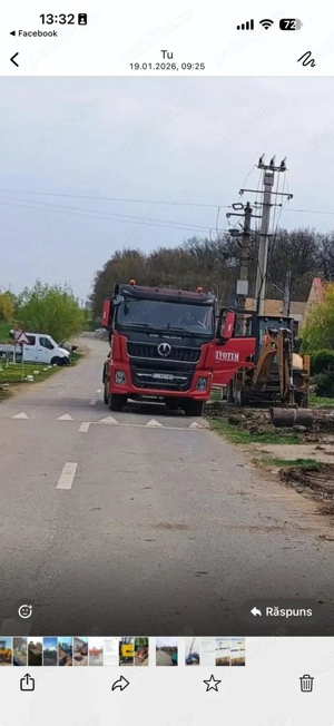 camion 8x4 tip tracker de inchiriat