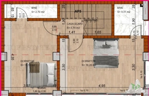 Apartament 3 camere, Duplex P+1 si curte proprie de 110 mp, bloc boutique, finisaje premium, incalzi - imagine 19