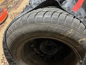 Vanzare anvelope iarna Hankok cu jante tabla 195/65/15 4 buc - imagine 2