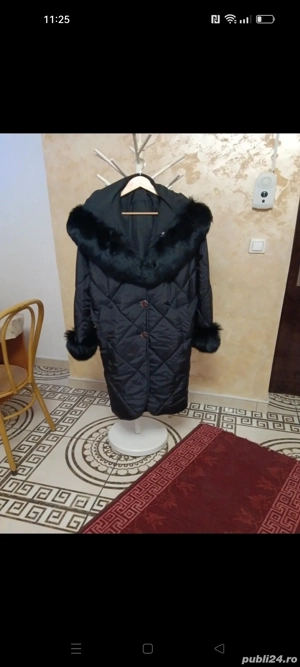 haină cu blană naturală 