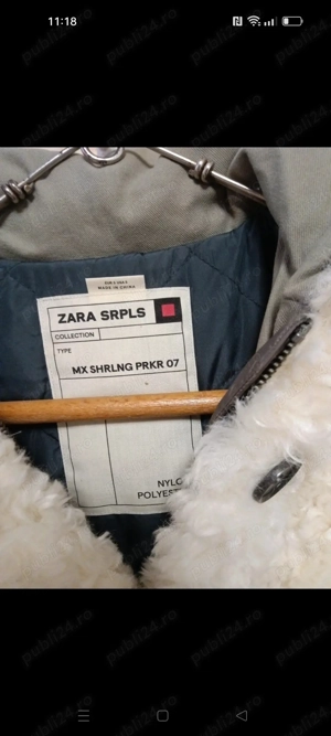 geacă cu blană naturală 