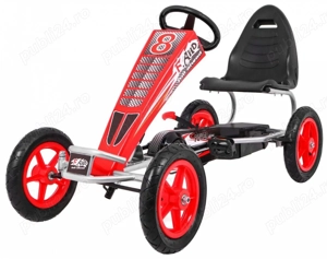 GO Kart cu pedale, Kinderauto F8-1, roti Gonflabile de 10 inch