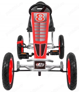 GO Kart cu pedale, Kinderauto F8-1, roti Gonflabile de 10 inch - imagine 3